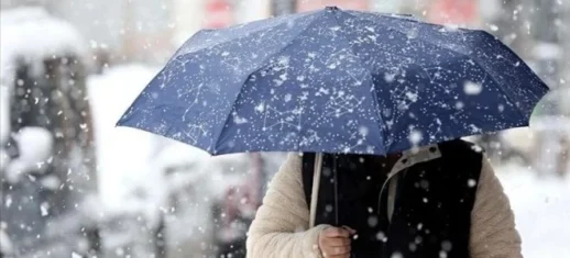 Meteoroloji'den 12 İl İçin Sarı Kodlu Uyarı! Yağış, Karla Karışık Yağmur ve Fırtına Bekleniyor!