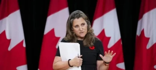 Kanada Maliye Bakanı Chrystia Freeland İstifa Etti!