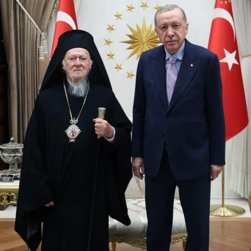 Cumhurbaşkanı Erdoğan, Fener Rum Patriği Bartholomeos ile Bir Araya Geldi!