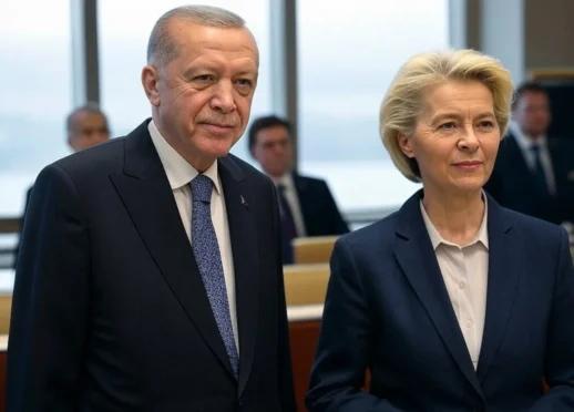 Cumhurbaşkanı Erdoğan, Avrupa Birliği Komisyonu Başkanı İle Külliyede Bir Araya Geldi!
