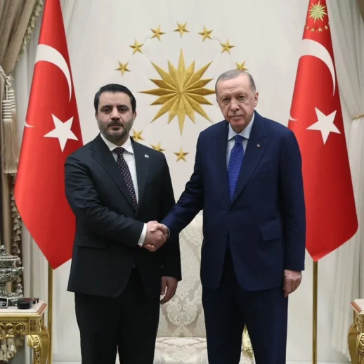 Cumhurbaşkanı Erdoğan, Türkiye'de Okuyan Suriye Dışişleri Bakanı Şeybani İle Bir Araya Geldi!