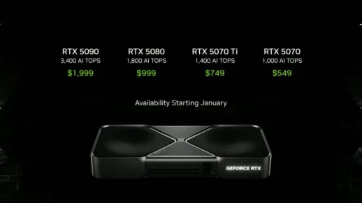 Nvidia RTX 50 Serisi Ekran Kartlarının Fiyatları Açıklandı!