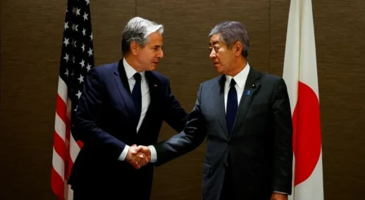 Japonya ve ABD Dışişleri Bakanları İttifakı Güçlendirmek İçin Bir Araya Geldi!