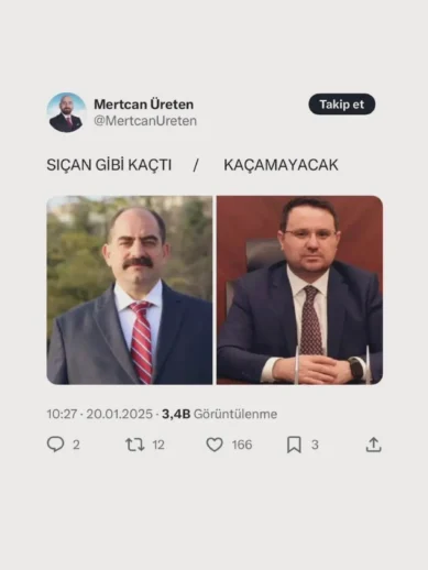 CHP Manisa Yunusemre Belediye Meclis Üyesi Mertcan Üreten, İstanbul Cumhuriyet Başsavcısı Akın Gürlek Hakkında Yaptığı Paylaşım Nedeniyle Gözaltına Alındı!